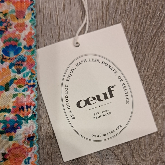 NWT OEUF 'Intense flowers' Bandana Scarf - Picture 4 of 6